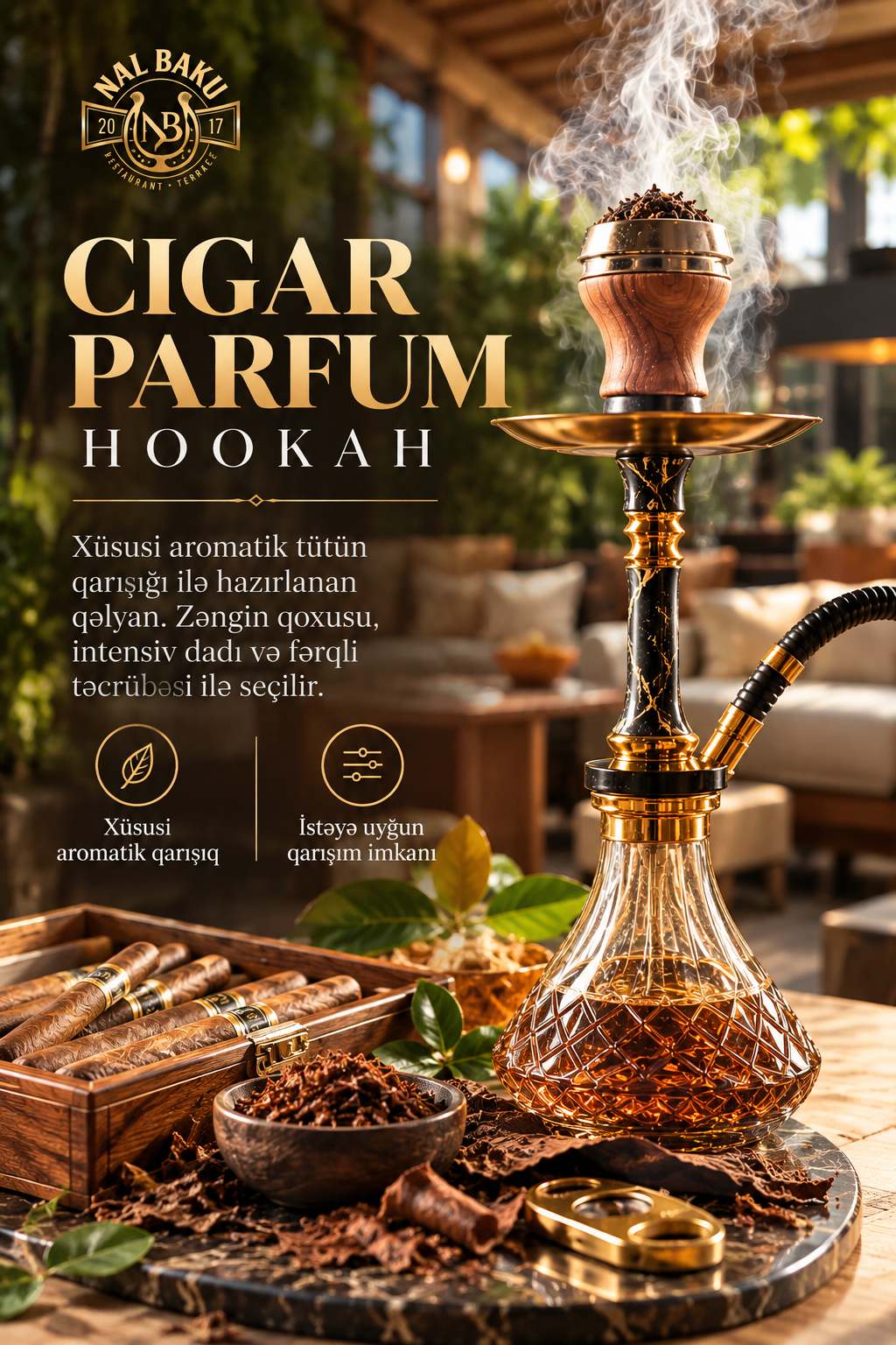 Cigar Parfum Hookah
