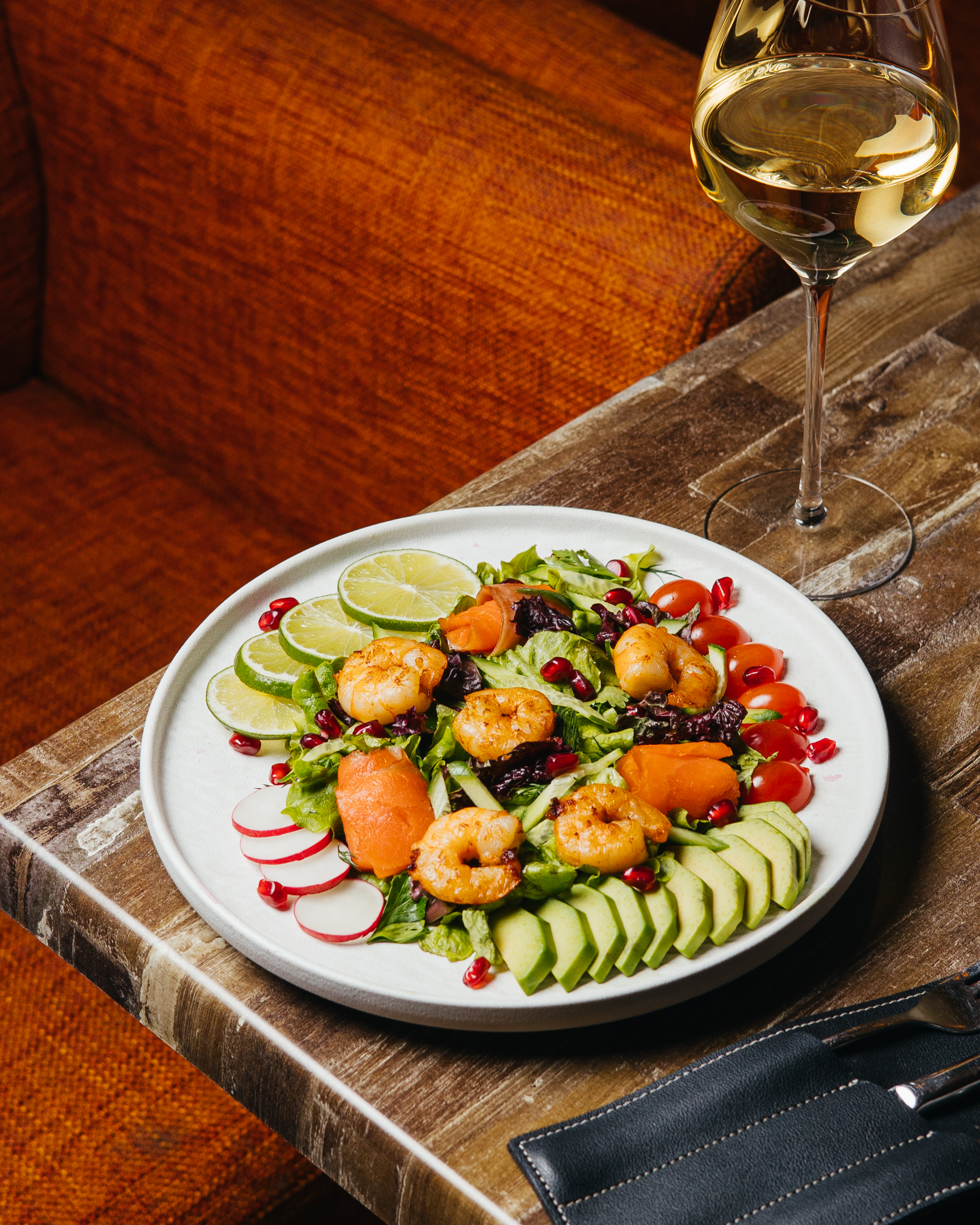 Salmon & Shrimp Salat